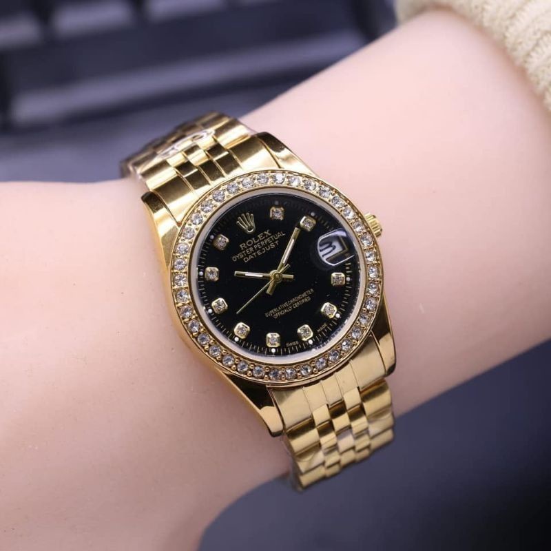 Jam Tangan Rolex Fashionable Jam Tangan Rantai Wanita Jam Tangan Wanita Ori Jam Tangan Wanita Anti A