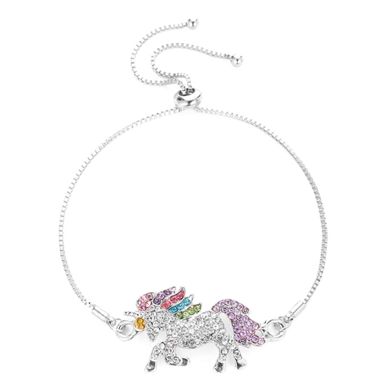 Fancyqube Gelang Wanita Desain Unicorn Gaya Elegan Untuk Musim Panas