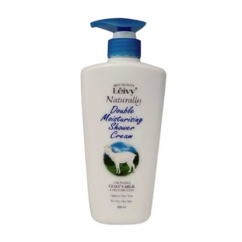 LEIVY SHOWER CREAM NATURALLY DOUBLE MOISTURIZING (Pump 500ML)