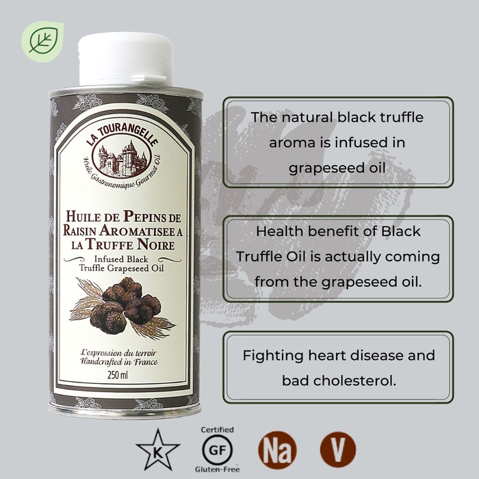 

Fchgtyani La Tourangelle Black Truffle Infused Oil Is 100% Pure