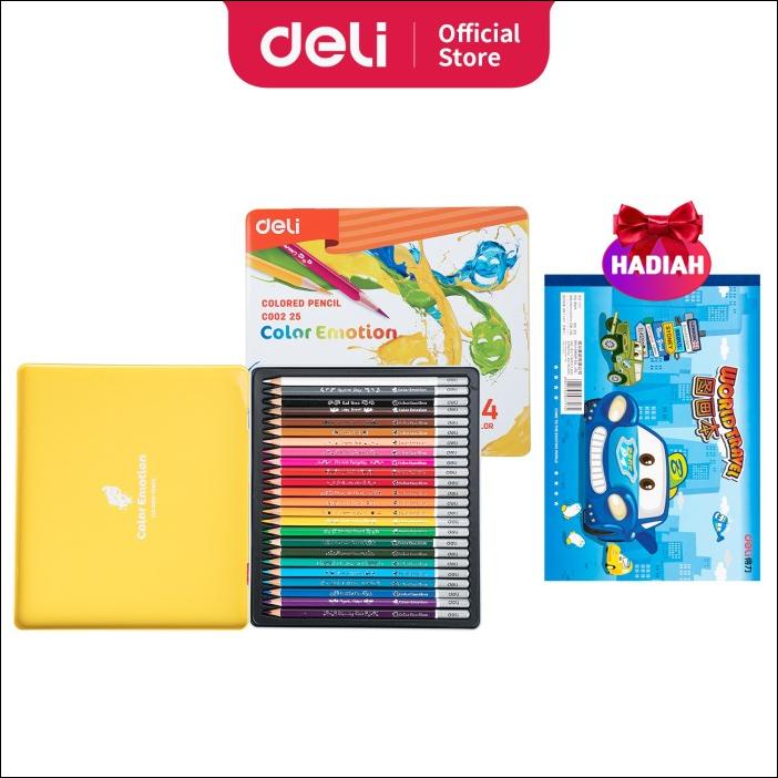 

Deli Pensil Warna / Colored Pencil - 24C 24warna/box EC00225