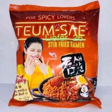 

Teumsae chicken flavor spicy/mie ramen goreng korea rasa ayam ( mie goreng )