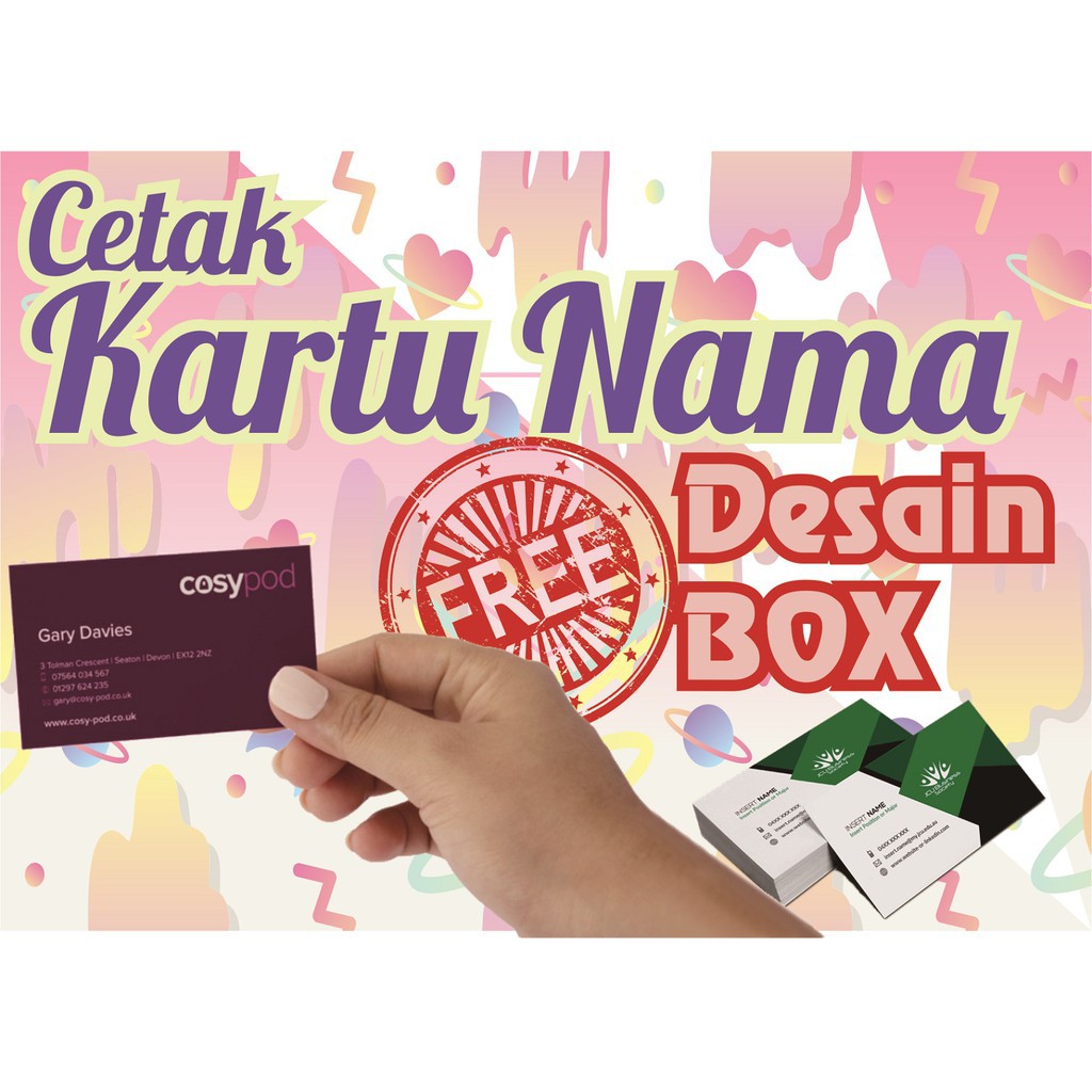 

KARTU NAMA MURAH BERKUALITAS, GRATIS BOX MURAH MERIAH!!