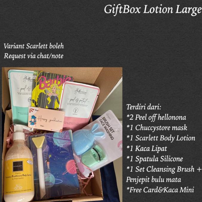 

Best Product!!! Gift Box Hampers Hadiah Wisuda Gift Box Skincare Scarlettwhitening - Paling Diminati