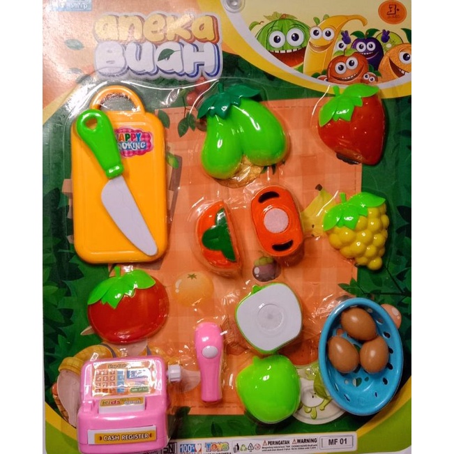 ARSYA_TOYS 5 Mainan Aneka Buah MF 01