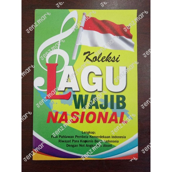 Koleksi Lagu Wajib Nasional dilengkapi dgn not balok, not angka dan akord.