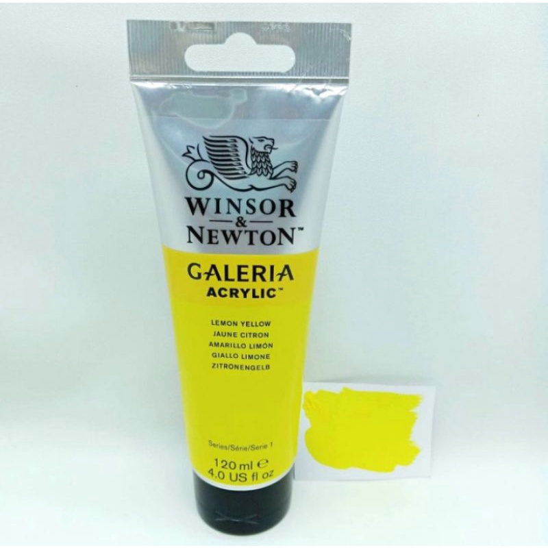 

CAT AKRILIK GALERIA ACRYLIC COLOUR 120 ML LEMON YELLOW WINSOR & NEWTON