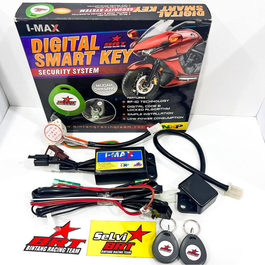 SMART KEY ALARM MOTOR BRT SONIC CB CBR 150 VERZA CRF 150 MEGAPRO TIGER SUPRA GTR ANTI MALING