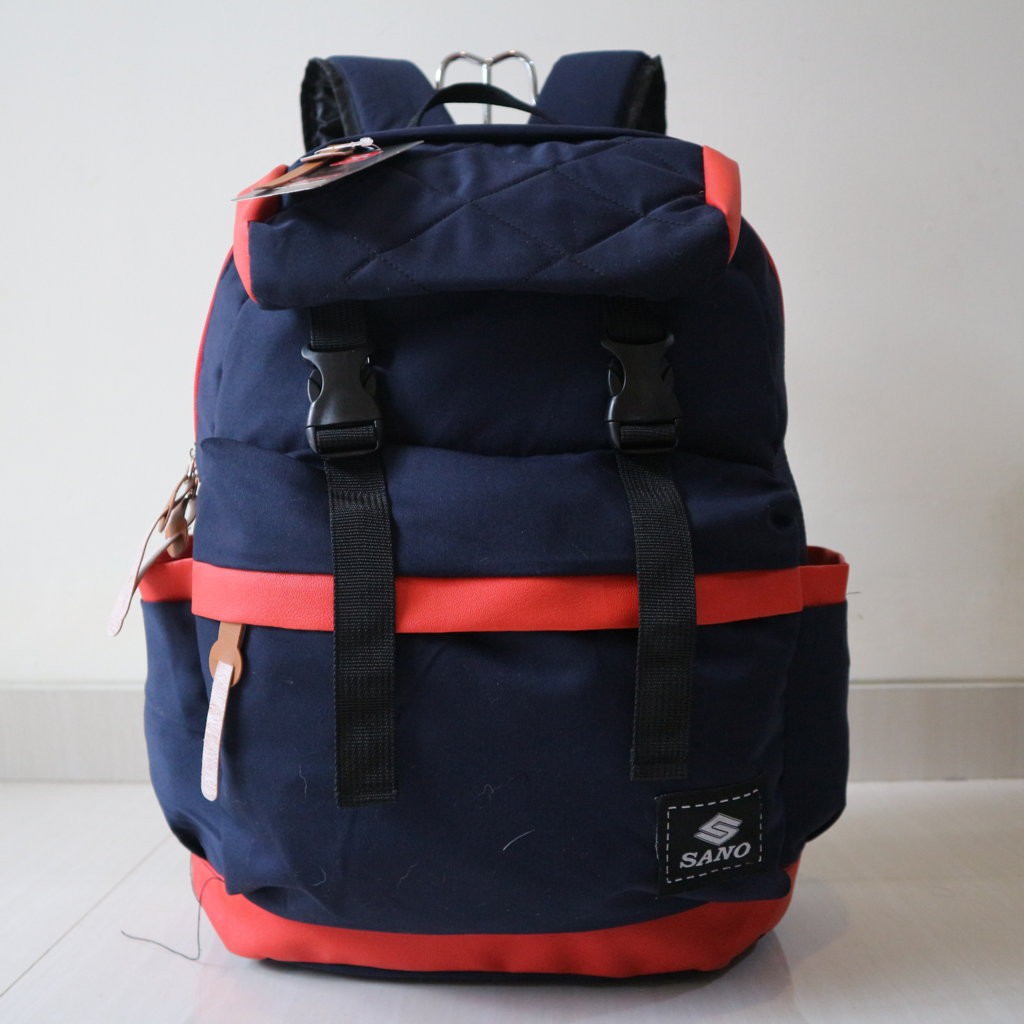 Jual Tas Ransel Punggung Laptop Cewek Sekolah Kuliah Casual Gaya Gaul Murah Distro Kain Bagus Awet