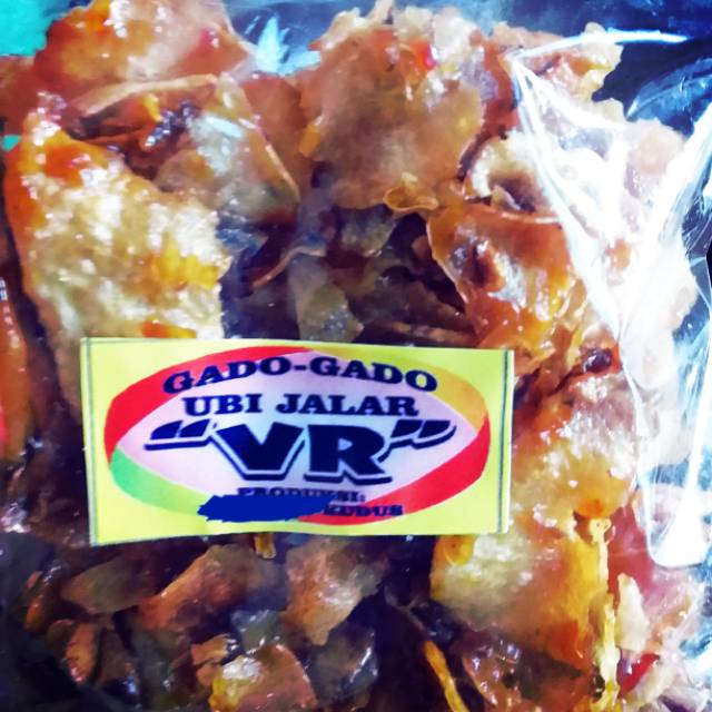 

Makanan ringan Gado gado ubi jalar manis pedas