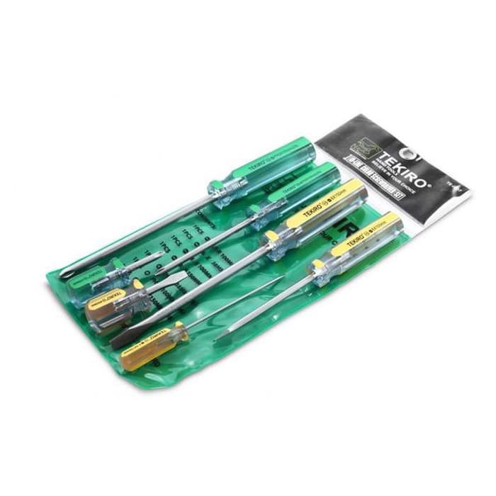 Home-Klik Tekiro Obeng Kristal - In Line Screwdriver Set 7 pcs