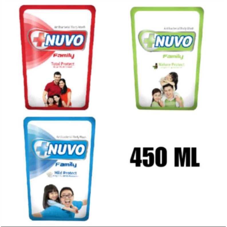 NUVO FAMILY SABUN CAIR REFILL 450ML