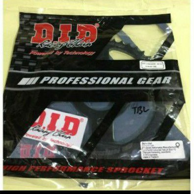 Gear Belakang Did Honda Megapro, Cb150R, CBR150, Verza, Sonic 150 lubang baut 4 Ukuran 47T