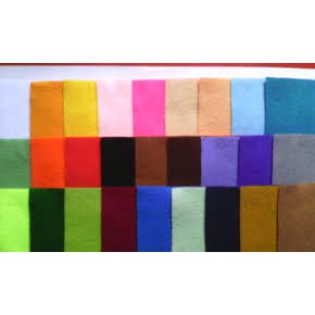 kain flanel polos potongan