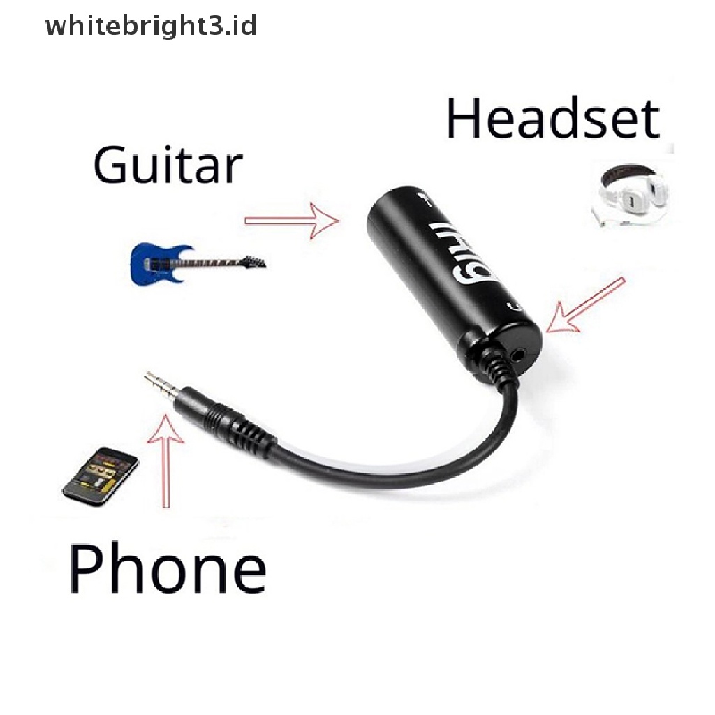 (whitebright3.id) Sparepart Konverter Interface Gitar Elektrik Irig