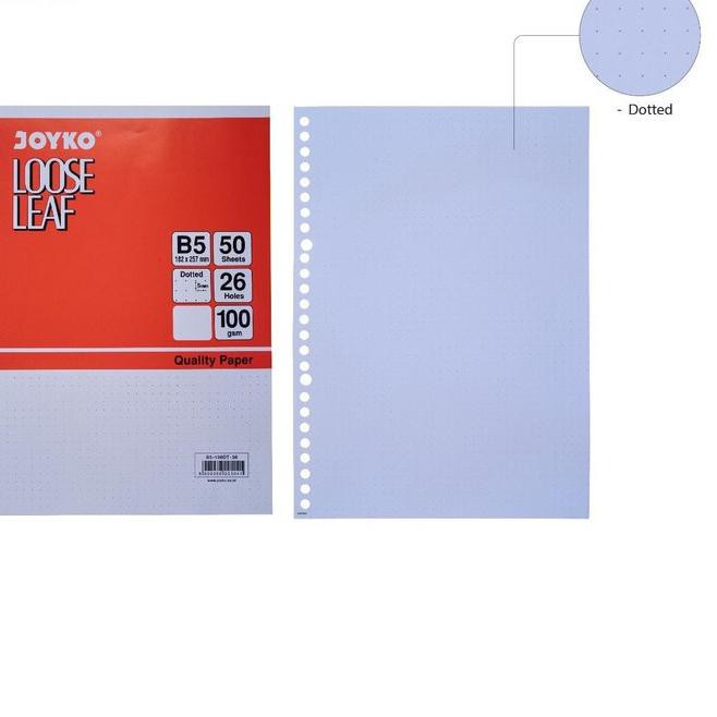 

【CT】 Loose Leaf Joyko Dotted B5-100DT - 50 Lembar