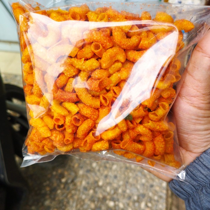 

makaroni pedas 250gr - makaroni pedas daun jeruk - Makroni renyah gurih
