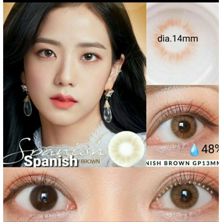 SOFTLENS ORIGINAL PRINCESS SPANISH BROWN GREY GRAY NORMAL MINUS