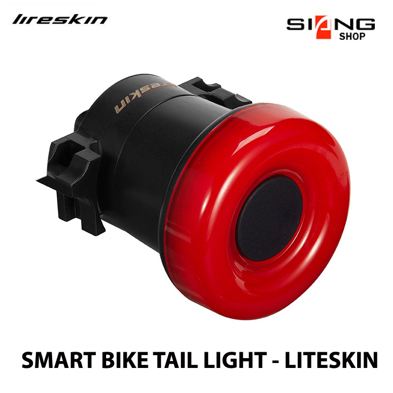 LITESKIN Smart Bike Tail Light Waterproof IPX7 - Lampu Sepeda