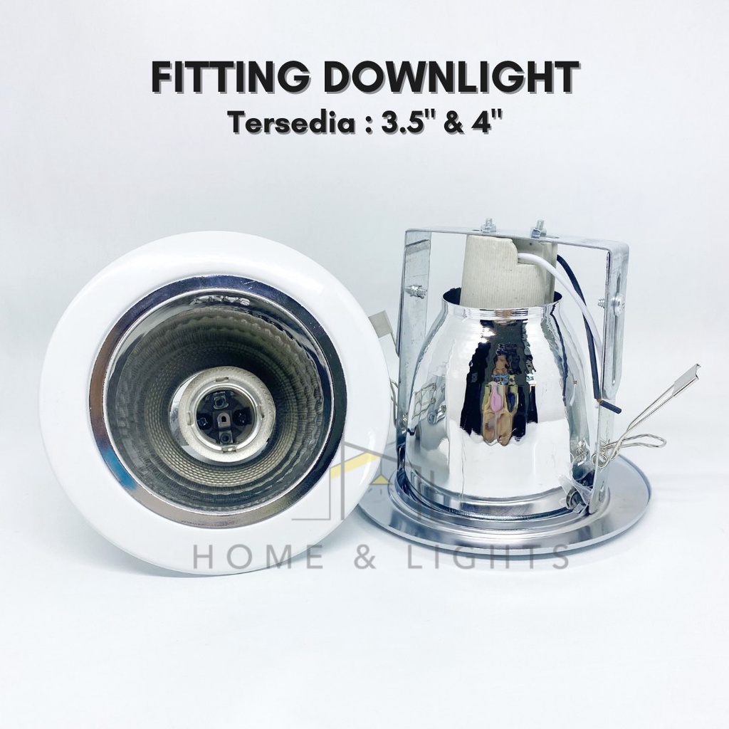 Fitting Downlight Sanly 4'' / 3.5'' Rumah Lampu Sanly