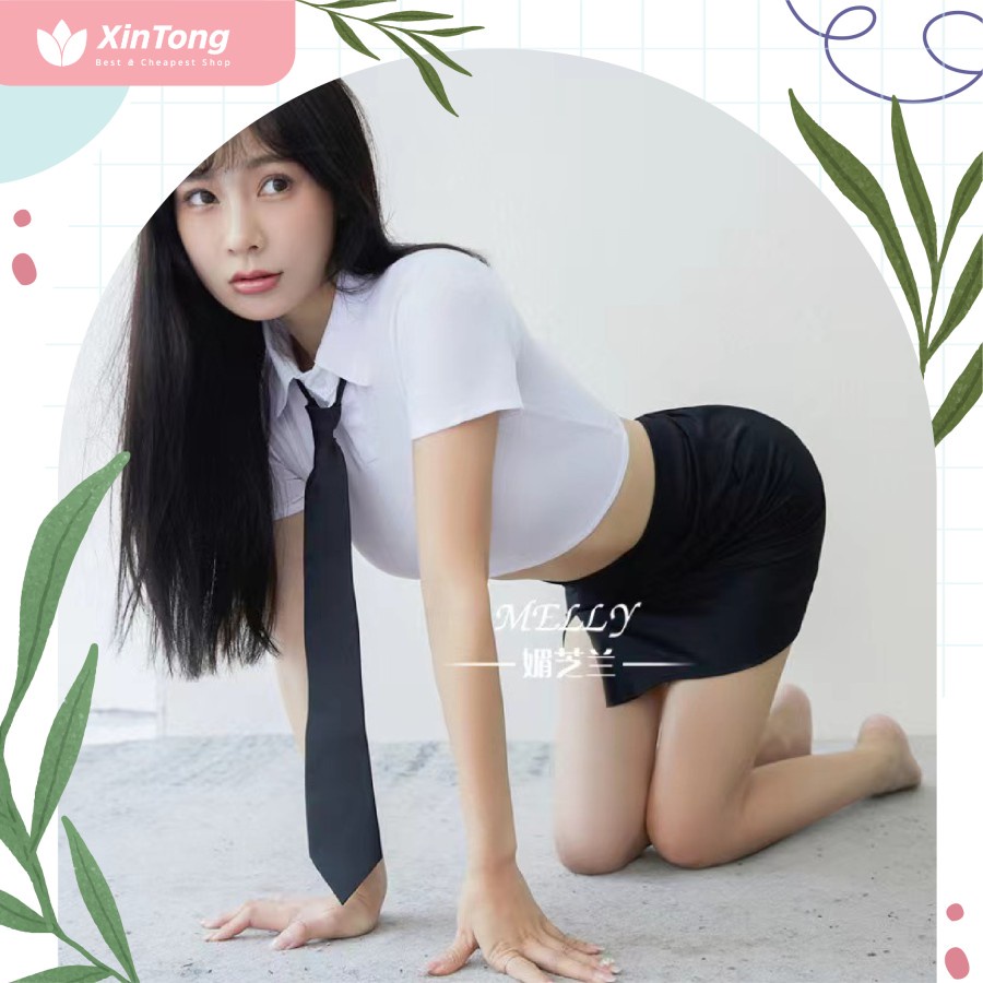 Pakaian Seksi Lingerie Custom School Girl Lingerie