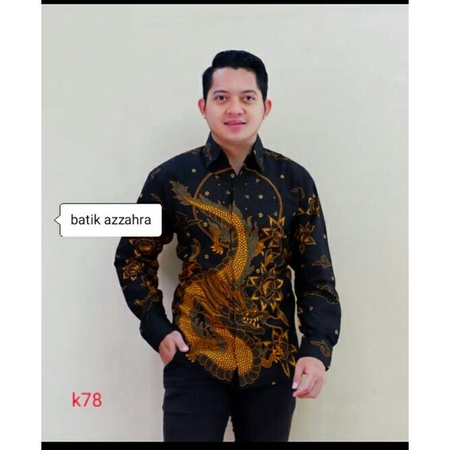kemeja batik lengan panjang