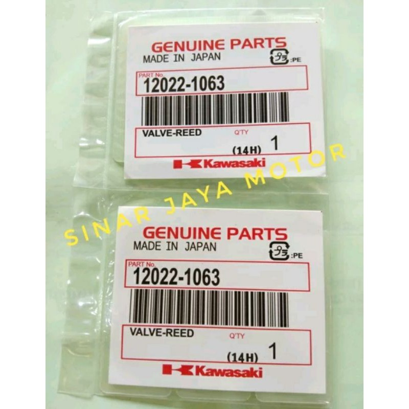 lidah membran kx 85 14h set 2lembar ninja r. ninja rr. ninja ss japan