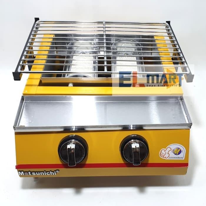 Dijual MATSUNICHI pemanggang 2 tungku tanpa asap GR-8822 / panggangan sosis Berkualitas