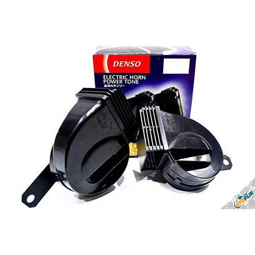 KLAKSON KEONG DENSO Waterpoof TAHAN AIR Original + KABEL RELAY SET BOSCH