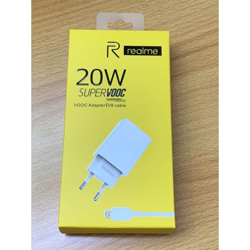 Charger Realme 20W vooc fast charging Micro V8