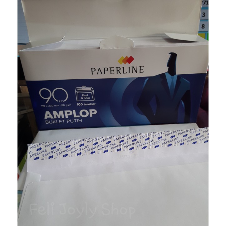 

AMPLOP KABINET 90 PAPERLINE POLOS PUTIH 80 GSM SURAT ENVELOPE