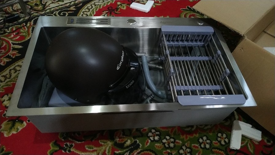 Bak Cuci Piring Stainless 304 Tebal Anti Karat 75cm