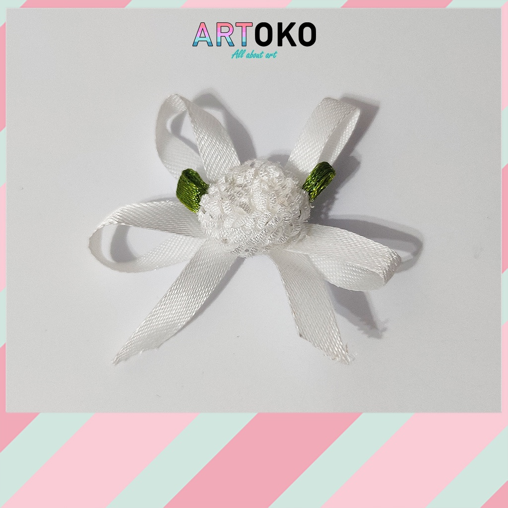 Bunga Aksesoris LILI NATURAL Bros Bando Dekorasi Hampers Souvenir Pernikahan Perhiasan