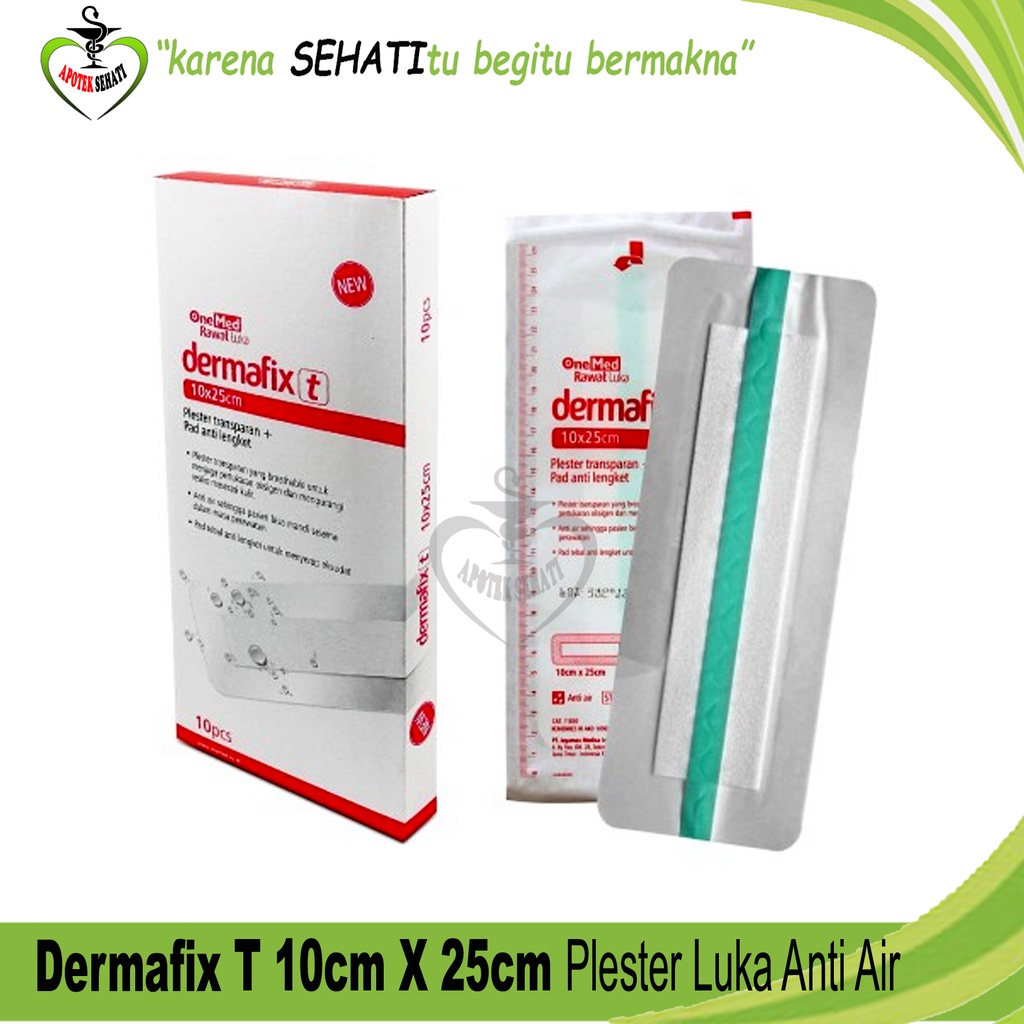 Dermafix T Anti Air Plester Perban Verban Luka Transparant