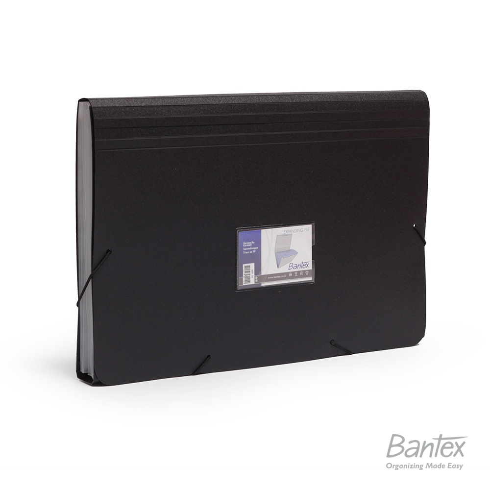 

[Zada] Bantex Expanding File PP Folio Black #3601 10