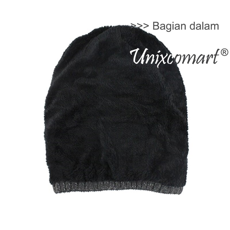 Topi Kupluk MASK BALACLAVA Beanie Dewasa Knitted Hat Bahan Rajut Tebal