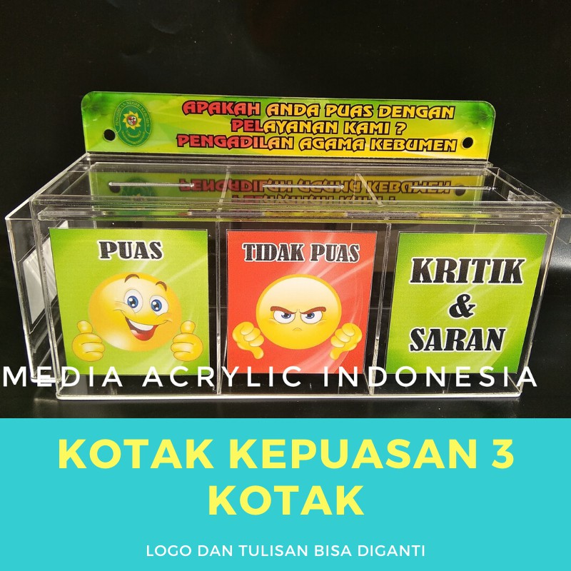 

Akrilik KOTAK KEPUASAN PELANGGAN 3K