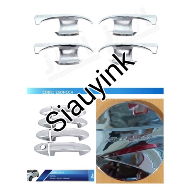 Paket outer handle tank Ecosport chrome
