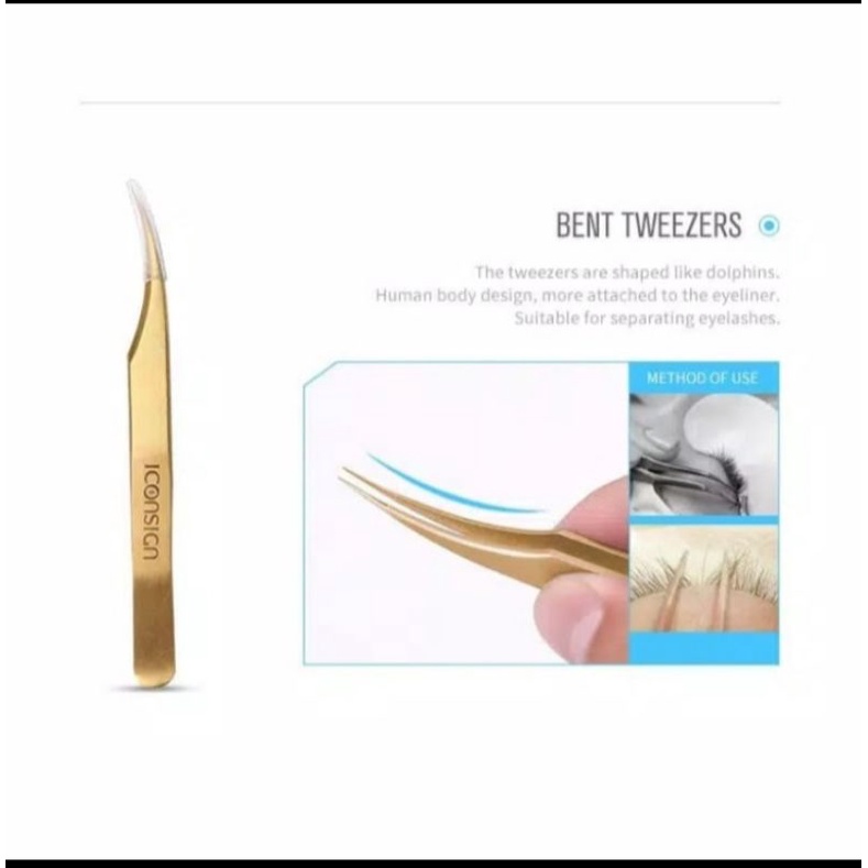 PINSET GOLD EYELASH EXTENSION / PINSET EYELASH EXTENSION HIGH QUALITY