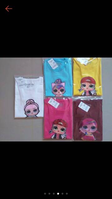 Kaos LOL (non LED) size 1,2,3,4,5 (1-5th)