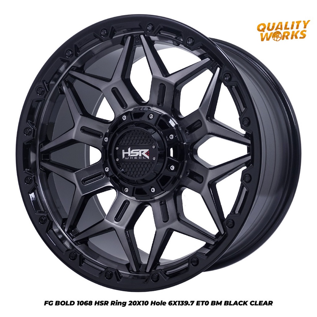 velg forged ring 20 hsr fg bold - pelek mobil r20 ford ranger fortuner dmax pajero