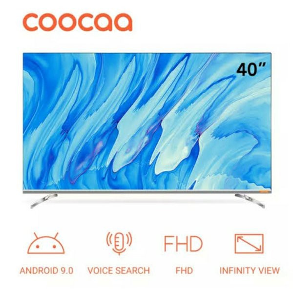 Spesial COOCAA 40S6G LED SMART TV 40 INCH FULL HD ANDROID TV 9.0 DVBT2 - Infinity View NEW Terlaris