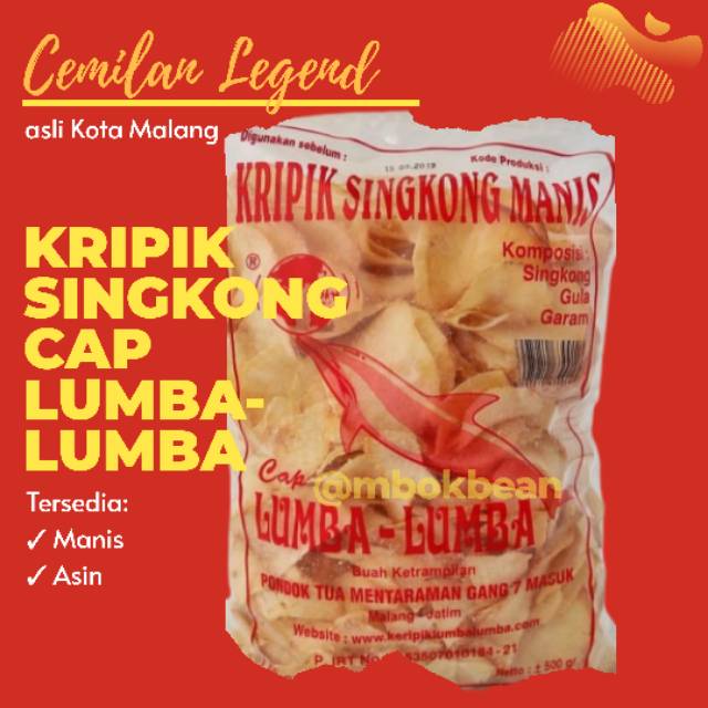 

KRIPIK SINGKONG LUMBA-LUMBA/KERIPIK SINGKONG LUMBA-LUMBA/KRIPIK SINGKONG MANIS/KRIPIK SINGKONG ASIN