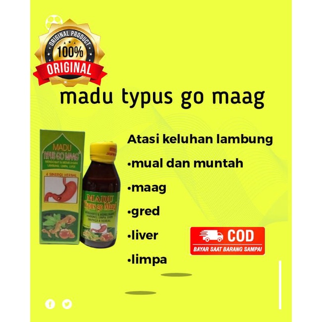 

madu typus gomaag ,madu maag gerd ,asam lambungmadu typus go maag
