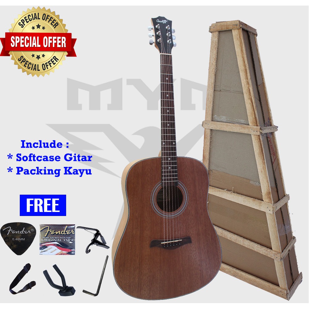 Gitar Akustik Cowboy ORIGINAL Jumbo Bulat | Shopee Indonesia