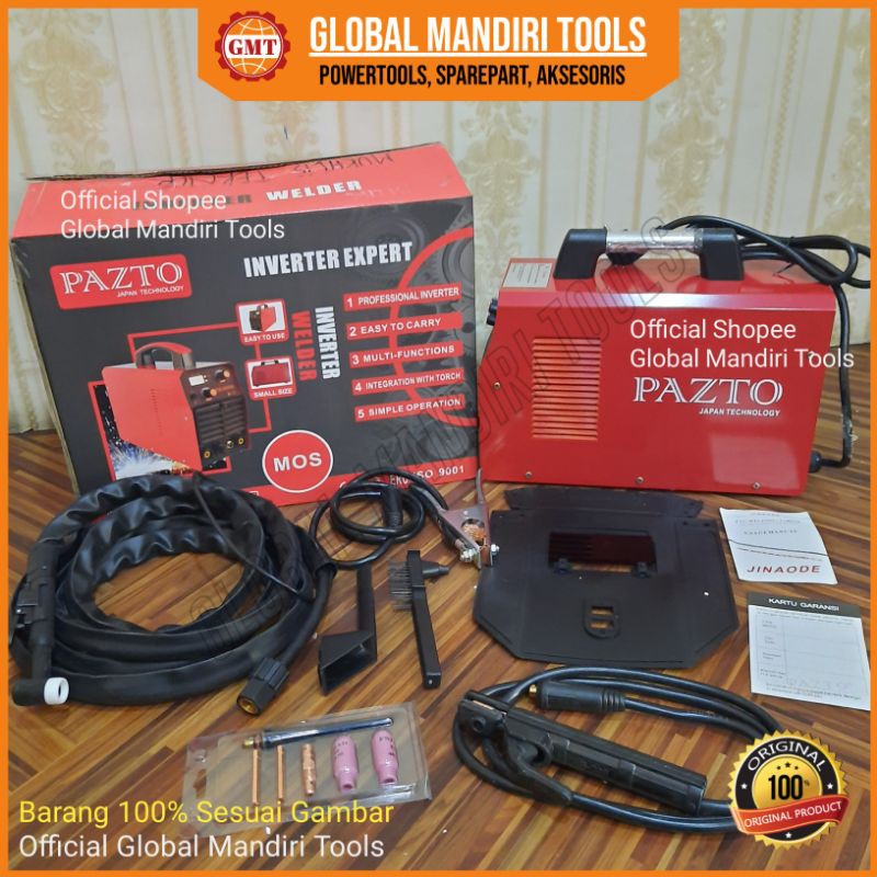 Mesin Las TIG 160A PAZTO Argon Stainless Welding TIG 160A Japan Teknologi Multifungsi