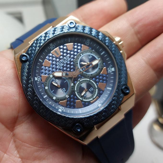 Jam Tangan Couple Guess Original Bm Full Set - Pria Avenue.Centre