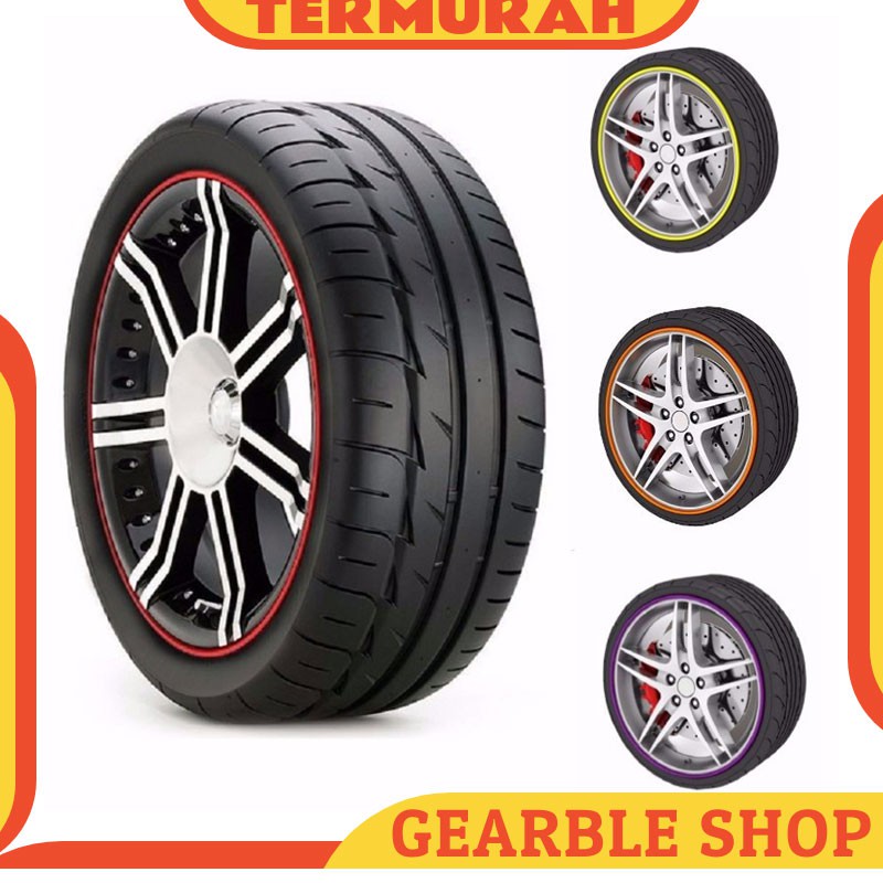 LIS PELINDUNG VELG MOBIL / LIS VELG MOBIL MOTOR / KARET LIST PELINDUNG PELEK AKSESORIS VARIASI