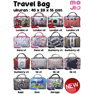 Moji Travel Bag / Tas Selempang / Koper Besar Karakter