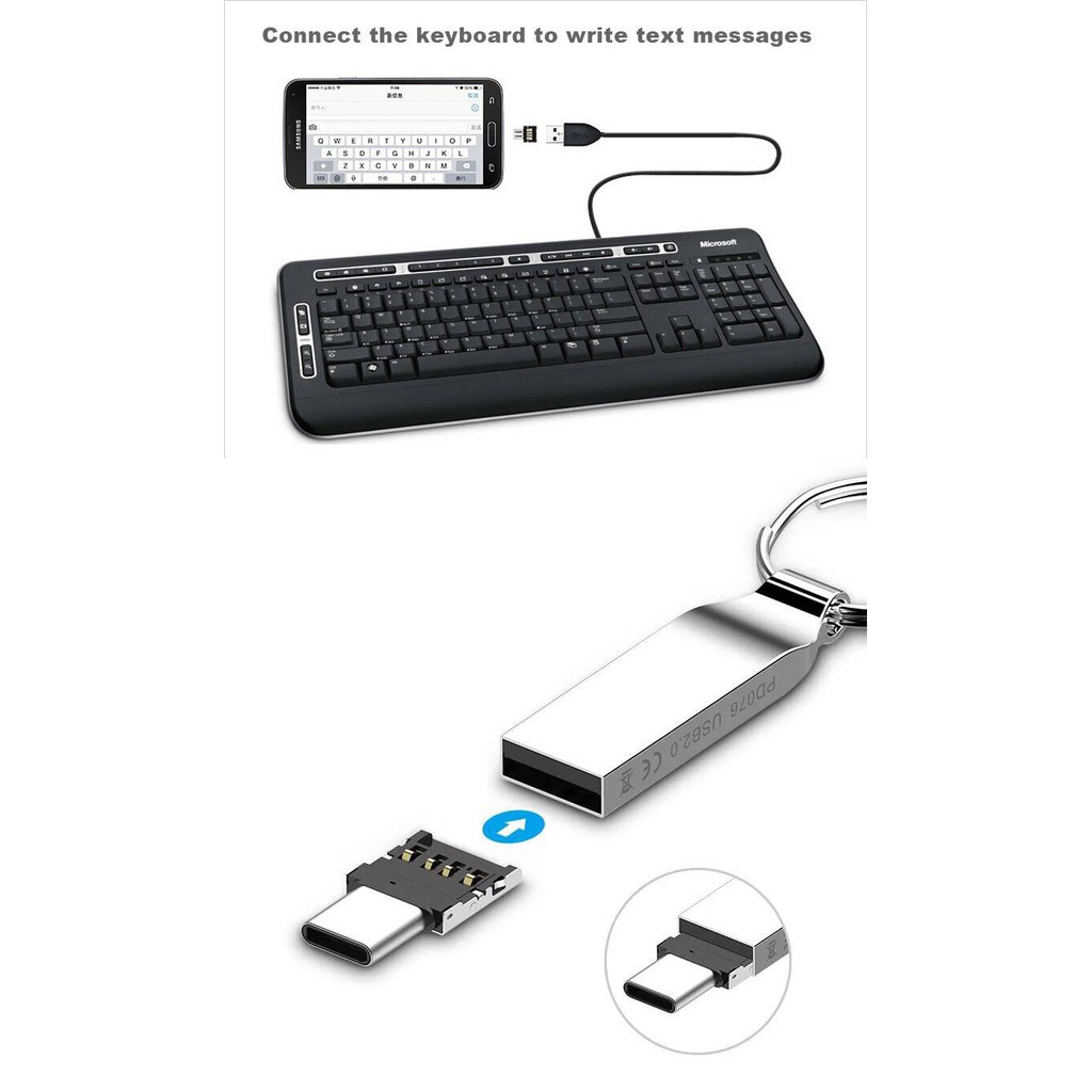 Nano Micro USB OTG Adapter Tiny Male Converter On The Go Smart Phone